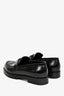 Hermès Black Leather Faubourg H Loafers Size 36