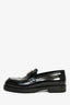 Hermès Black Leather Faubourg H Loafers Size 36