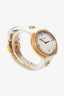 Versace White Thea Watch With Gold Plating