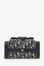 Christian Dior Navy Canvas/Leather Oblique Mini Tote Bag With Strap