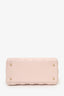 Christian Dior 2017 Pink Leather Medium Lady Dior Bag With Strap