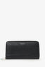 Tiffany & Co Black Leather Continental Wallet