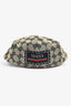 Gucci Beige/Navy GG Supreme Canvas 'Newsboy Cap' Size M