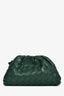 Bottega Veneta Forest Green Intrecciato Leather Mini Pouch Bag