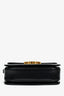 Celine 2022 Black Leather Teen Triomphe Crossbody Bag