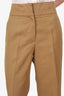 Rochas Brown Wool High Waisted Pants Size 44