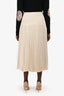 Jenni Kayne White Pleated Maxi Skirt Size M