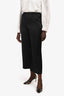 Jenni Kayne Black Elastic Waist Band Wide Leg Pants Size M