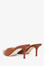 Jimmy Choo Brown Leather Croc Embossed Pointed Heels Size 39.5