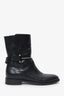 Balenciaga Black Leather SHW Boots Size 37.5