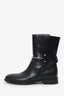 Balenciaga Black Leather SHW Boots Size 37.5
