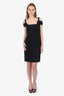 Fendi Black Knee Length Dress Size 40