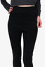 Stella McCartney Black Wool Knit Leggings Size 38