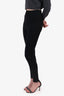 Stella McCartney Black Wool Knit Leggings Size 38