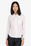 Comme de Garcons White Peter Pan Shirt Size XS