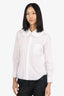 Comme de Garcons White Peter Pan Shirt Size XS