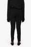Akris Punto Charcoal Grey Tapered Pants Size 8