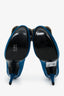Roger Vivier Blue Satin Crystal Embellished Heels Size 36.5