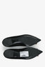 Roger Vivier Black Satin Crystal Embellished Flats Size 36