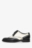 Christian Dior Black/White Oxford Brogue Lace up Shoes Size 36