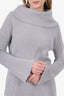 TSE Grey Cashmere Turtleneck Sweater Size L