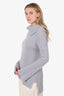 TSE Grey Cashmere Turtleneck Sweater Size L