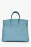 Hermès 2014 Blue Jean Epsom Leather Birkin 25