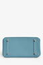 Hermès 2014 Blue Jean Epsom Leather Birkin 25