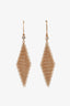 Tiffany & Co. 18K Yellow Gold Diamond Elsa Peretti Mini Mesh Earrings