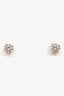 Tiffany & Co. 18K Rose Gold Solitaire Diamond Stud Earrings