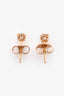 Tiffany & Co. 18K Rose Gold Solitaire Diamond Stud Earrings