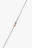 Tiffany & Co. Platinum Diamond Cobblestone Pendant Necklace