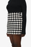 Anine Bing Black/White Herringbone Skirt Size 40