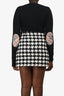 Anine Bing Black/White Herringbone Skirt Size 40