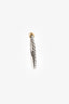 David Yurman 18K Yellow Gold/Silver 'X' Single Crossover Ring