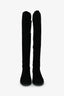 Stuart Weiztman Black Suede Knee High Boots Size 5.5