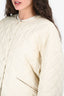 Toteme Beige Cotton Quilted Jacket Size XS