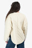 Toteme Beige Cotton Quilted Jacket Size XS