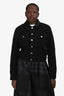 Helmut Lang Black Cotton Trucker Jacket Size L