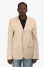 Jacquemus Beige Single Breasted Blazer Size 46