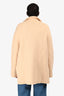 Nanushka Cream Knit Quarter Zip Turtleneck 'Zitah' Sweater Size L