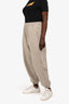 T by Alexander Wang Beige Logo Sweatpants Size L
