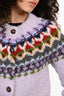 Smythe Purple Alpaca Buttoned Cardigan Size S