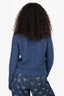 Veronica Beard Blue Baby Alpaca Merino Wool Cardigan Size S