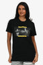 Off-White Black Cotton Graphic T-Shirt Size XS