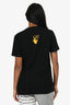 Off-White Black Cotton Graphic T-Shirt Size XS