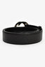 Gucci Black Leather GG Guccissima Belt Size 95