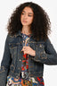 Saint Laurent Blue Denim 'Star Patches' Jacket Size M