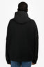 Prada 2022 Black 'Recycled Technical Jersey Hoodie' Size XXL