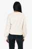 Pre-Loved Chanel™ 2019 Cream Cashmere 'La Pausa' Sweater Size 38